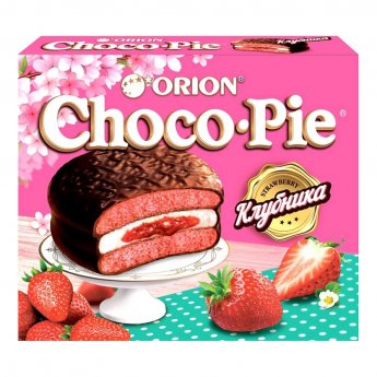 Dolce "Choco Pie - Fragole glassate" (360g) Dolce "Choco Pie - Fragole glassate" (360g)