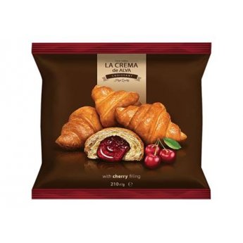 La Crema Croissant con ripieno di ciliegie 210g La Crema Croissant con ripieno di ciliegie 210g