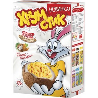 Bastoncini di mais "Khrumstick" cocco mandorla (120g)