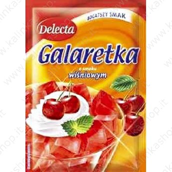 Gelatina "Delecta" gusto amarena (70g)
