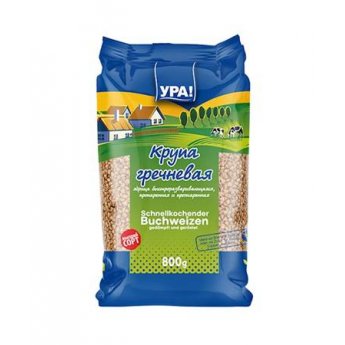 Grano saraceno tostato "УРА" (800g)