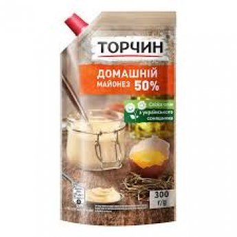 Maionese fatta in casa "Torchin Domashniy" 50% (300 g)