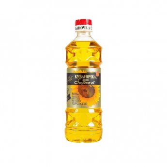 Olio di girasole "Kubanochka" non raffinato (0.5L) Olio di girasole "Kubanochka" non raffinato (0.5L)