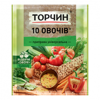 Condimento "Торчин" universale 10 Ortaggi (60g)