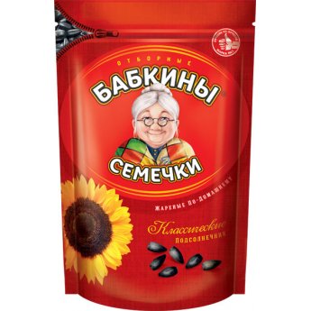 Семечки "Бабкины" подсолн. жарен. (300г)