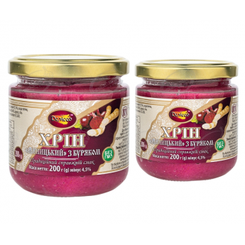 Salsa di rafano con barbabietola "Delesso" (200g) Salsa di rafano con barbabietola "Delesso" (200g)