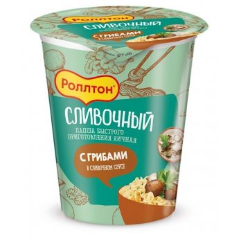 Vermicelli "Rollton" con Funghi in Salsa Cremosa (70 g)