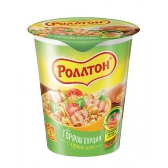 Noodles "Rollton" con pollo Caesar (70 g) Noodles "Rollton" con pollo Caesar (70 g)