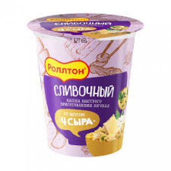 Noodles cremosi al gusto di 4 formaggi (70 g) "Rollton" (70g)