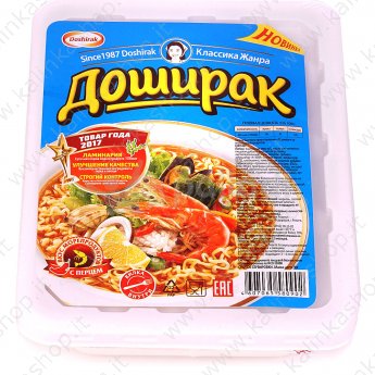 Лапша  "Доширак" со вкусом морепродуктов (90г)