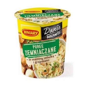 Purè di patate "Winiary" con cipolle e crostini (59g)