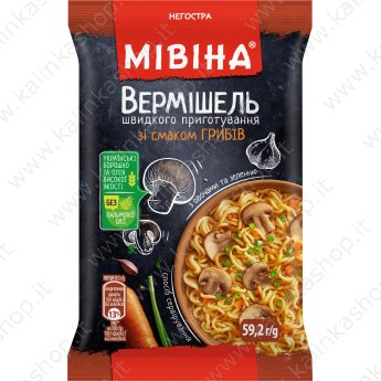 Noodles "Mivina"  con gusto funghi (60g)