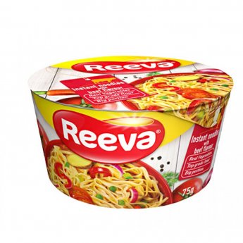 Noodles "Reeva" con gusto manzo (75g)
