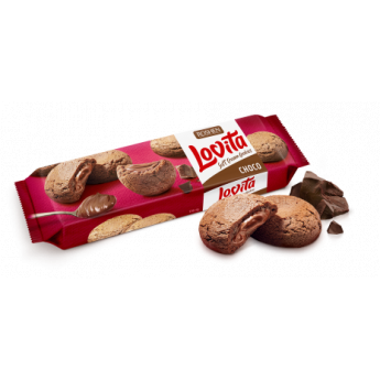 Biscotti "Roshen Lovita con ripieno di cioccolato" (127 g) Biscotti "Roshen Lovita con ripieno di cioccolato" (127 g)