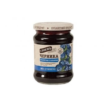 Mirtillo "Stoev" con zucchero (280g)