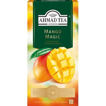 Tè "Ahmad" nero al gusto di mango (6*40gr)