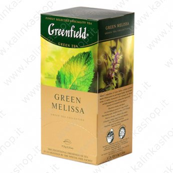 Чай "Greenfield - Green Melissa" зелёный с мелиссой (25x1,5г)