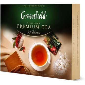 Collezione di tè e tisane "Greenfield" 30 gusti (213,2g)