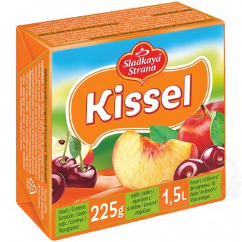 Gelatina "Sladkaya strana" in polvere mix frutta (225g)
