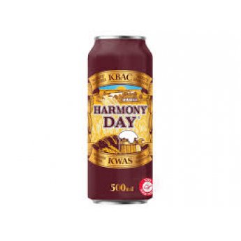 Bevanda analcol"Kvas HARMONY DAY", 500mL (lattina)