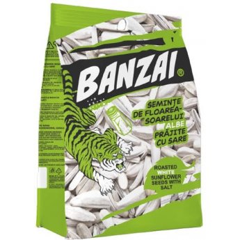 Semi bianchi di girasole tostati,salati120g BANZAI