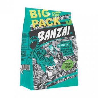 Semi di girasole "Banzai" striati, tostati  (165 g)