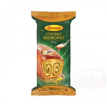 Cozonac"Insciropat"+phistacchi, 550g BOROMIR