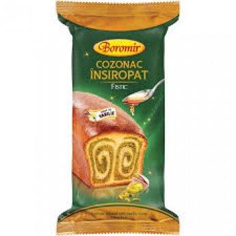 Cozonac "Insciropat" Fistic, 550g BOROMIR Cozonac "Insciropat" Fistic, 550g BOROMIR
