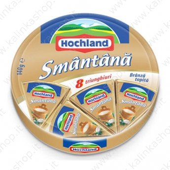 Сыр плавленый "Hochland" со сметаной (треугольники - 140г)
