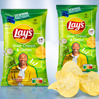 Patatine "Lays" con panna acida e cipolle (150 g)