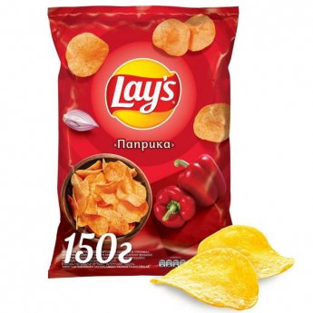 Patatine "Lays" al gusto di paprika (150 g)