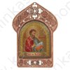 Icona "Apostolo Matteo" cornice scura 5 x 7 cm