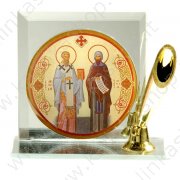 Подставка для ручки с иконой "Равноапостольные Кирилл и Мефодий"