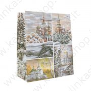 Пакет подарочный "Кремль", 26 х 10 х 32 см