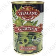 Маслины "Vitaland" зеленые без косточкой (300г)