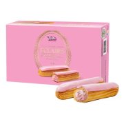 Éclair "Tarta" crema con lampone 5 pezzi( 275 g)
