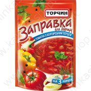 Condimento per zuppa Borsch all'ucraina con pomodori e peperoni (240ml)