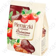 Panpepati "Pierniczki" con ripieno alla mela in glassa di cioccolato (150g)
