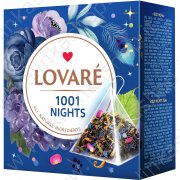 Tè "Lovare-1001 Nights" nero e verde, con petali di fiori e aroma d'uva (15х2g)