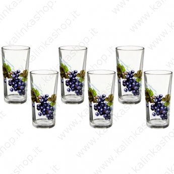 Набор стаканов 6 шт 200 мл "Виноград"