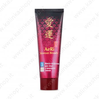 Maschera viso esfoliante con argilla naturale AeRi Korean Beauty MODUM 95 g