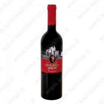Vin "Dracula" rosu demisec merlo (0,75l)