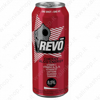Напиток cлабоалкогольный  "Revo Alco cherry" 8,5% (0,5л)