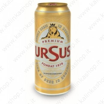 Пиво "Ursus" 5% ж/б (0,5л)