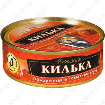 Килька "Рыжская" обжаренная в томатном соусе (240г)
