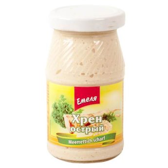 Salsa di rafano piccante "Emelia" (200g)