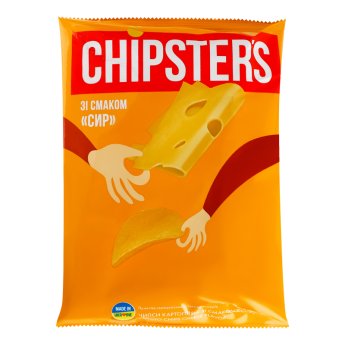 Patatine "Chipsters" al gusto formaggio (120g) Patatine "Chipsters" al gusto formaggio (120g)